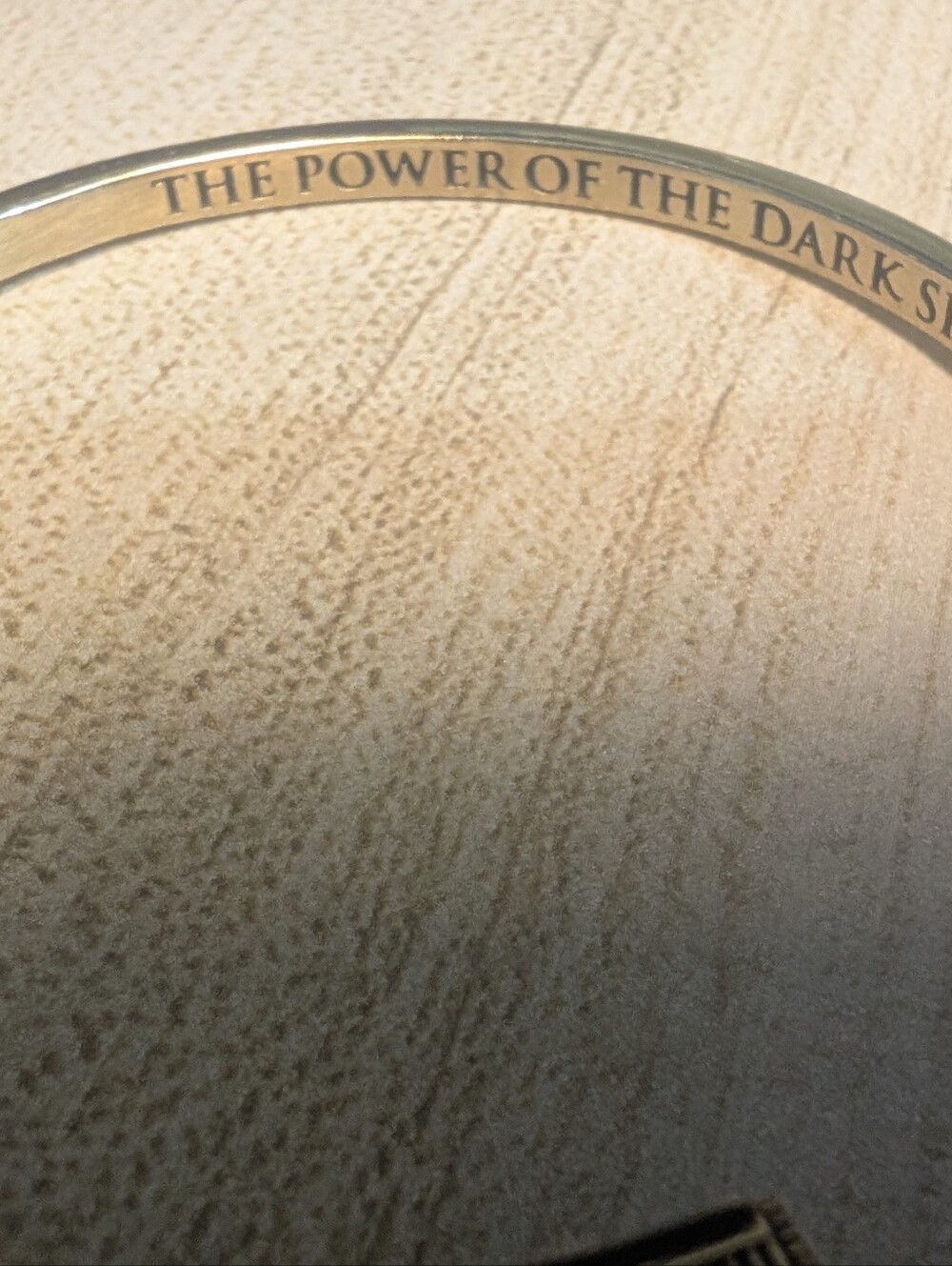 Star Wars X Han Cholo Dark Side Gold Tone Bangle and Matching Ring Set - Picture 7 of 9